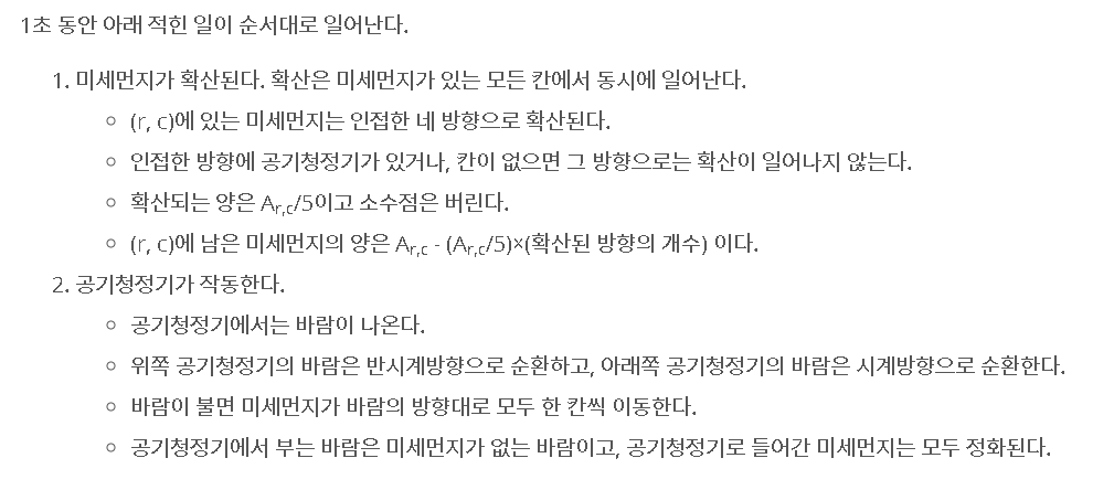 [백준] 17144 미세먼지 안녕! - J Blog
